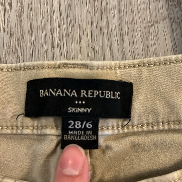 Khaki Skinny Ankle Pants - Picture 2 of 3